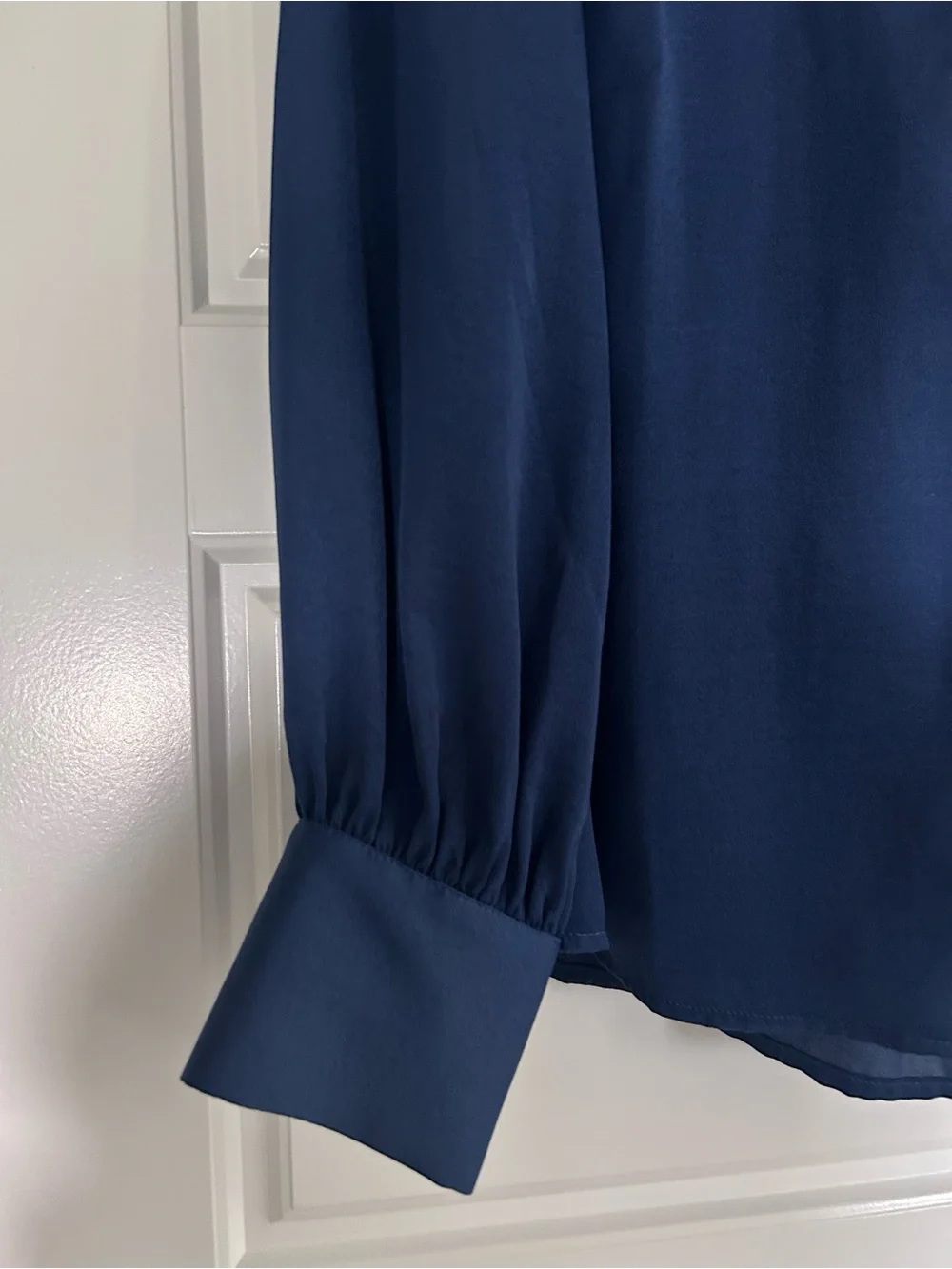 Modcloth Navy Button-Down Blouse - Picture 2 of 4